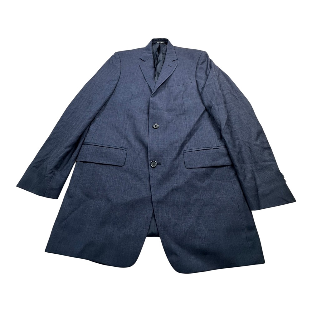 Michael Kors Suit Jacket Men 38R Gray Pinstripe‎ Wool Old Money
